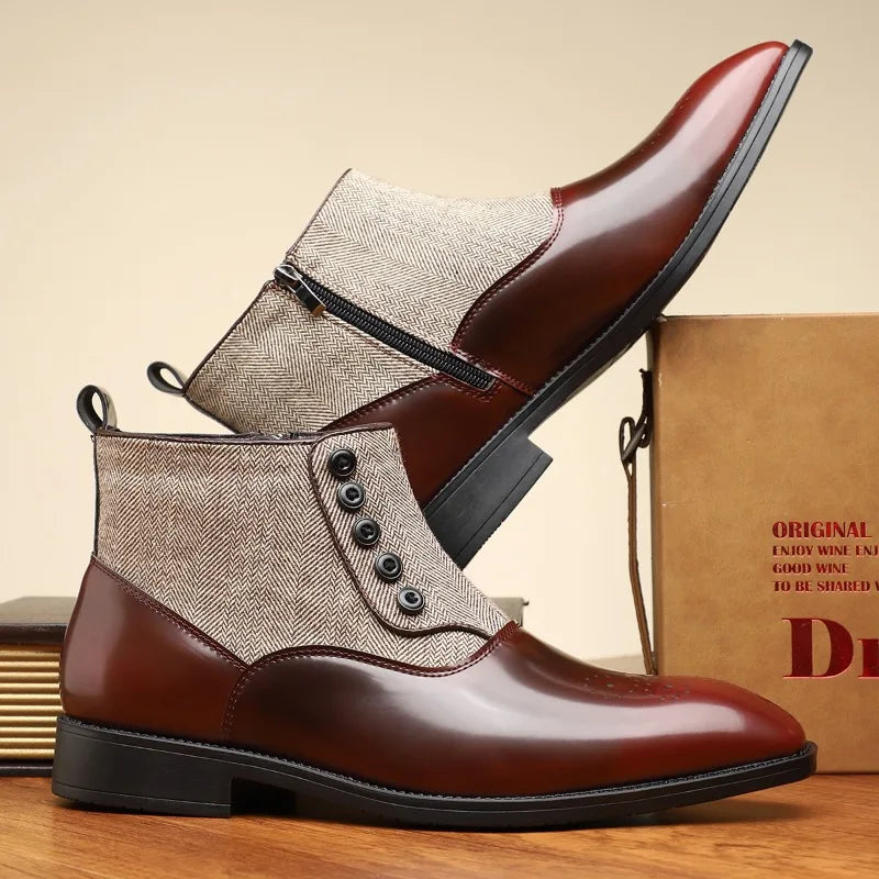 Aldrin Leather Ankle Boots