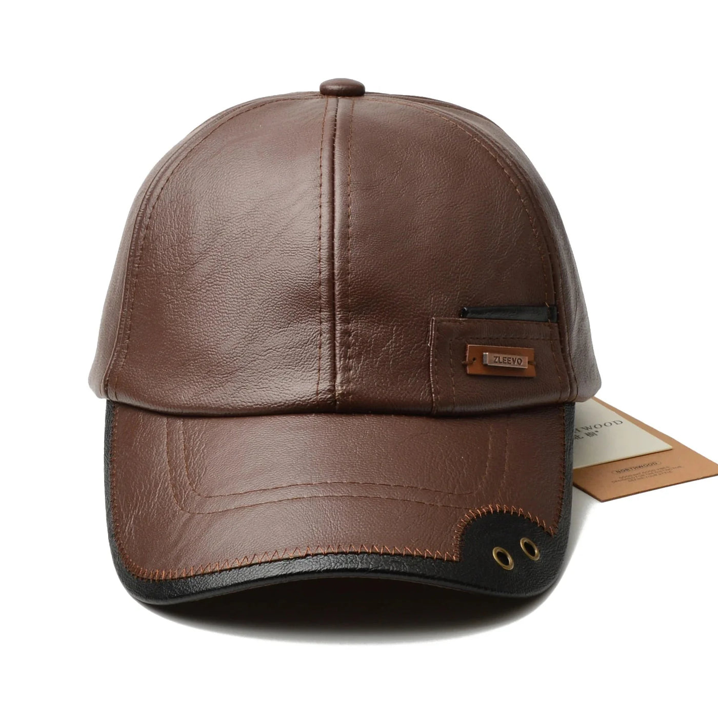 Mavric Leather Cap